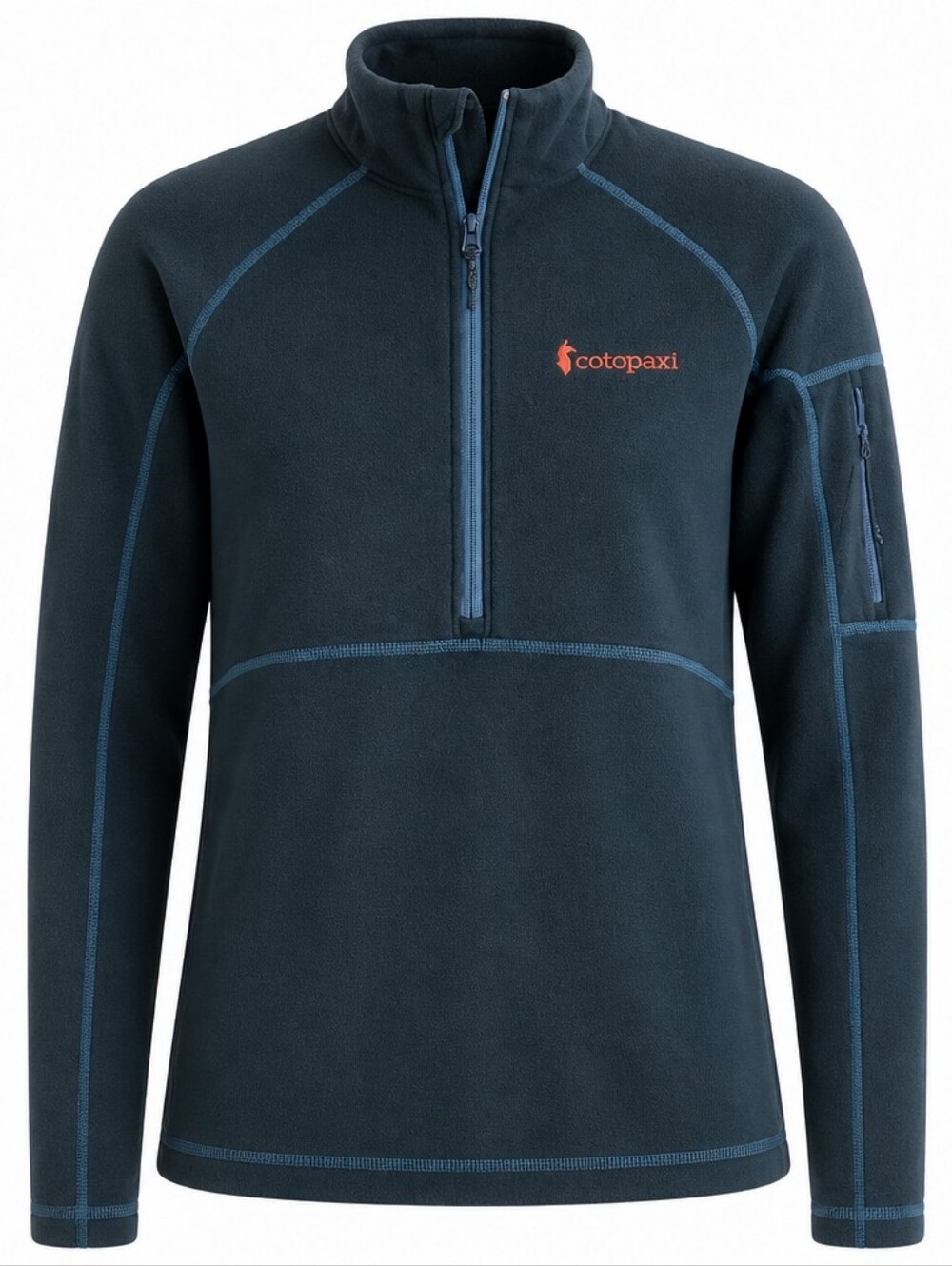 Brand New cotopaxi Blue Half-Zip Pullover with Orange Logo (NWT)